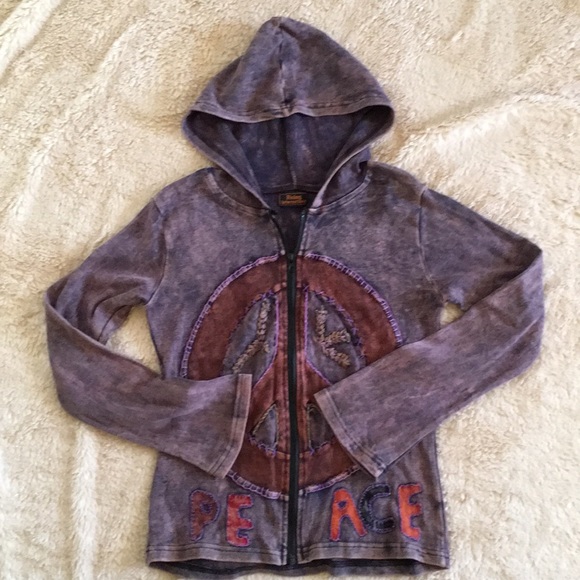 Rising International Tops - Rising Int'l Boho Peace Sweatshirt